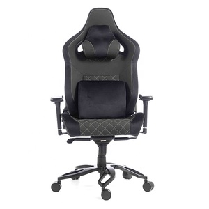<span class=keywords><strong>Chaise</strong></span> de bureau de qualité supérieure, mobilier commercial, structure en acier, logo OEM, <span class=keywords><strong>chaise</strong></span> de jeu souple avec vérin à gaz classe 4, noire - Product Image 2
