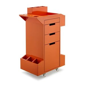 Mobile High-quality Hair Salon Styling Beauty Portable <b>Trolley</b> <b>Tool</b> Car Hair White And Gold Salon <b>Trolley</b> - Product Image 4