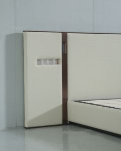 Cama italiana Villa de lujo Precio de fábrica Venta al por mayor Star Hotel Villa B & B <span class=keywords><strong>Club</strong></span> Dormitorio Cama Super Madera maciza Cama grande - Product Image 6