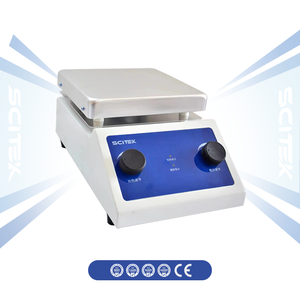 เครื่องกวนสารแม่เหล็กแบบแผ่นร้อน SCITEK มอเตอร์ไร้แปรงถ่าน DC 100-2000 รอบต่อนาที แผ่นทำความร้อนเคลือบเซรามิกขนาด 7 นิ้ว เซ็นเซอร์ PT1000 คู่ สำหรับห้อง<span class=keywords><strong>ป</strong></span>ฏิบัติการ - Product Image 5