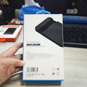 กล่องใส่ฮาร์ดดิสก์ภายนอกแบบพกพา วัสดุพลาสติก SATA พร้อมพอร์ต USB 3.1 ขนาด 2.5 นิ้ว รุ่นบางเฉียบ สำหรับคอมพิวเตอร์ ขายดี - Product Image 6