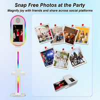 Photomaton vertical électrique avec écran, impression instantanée, appareil photo reflex numérique, iPad, 360 degrés, Bluetooth, écran tactile, GT GT-D002
