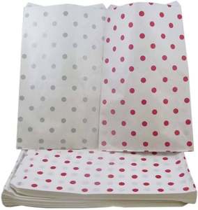 Custom Printed Logo Cookies Dessert Greaseproof <b>Paper</b> <b>Bag</b> Restaurant Food Kraft <b>Paper</b> Packaging <b>Bag</b> - Product Image 1