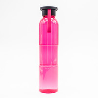 Bouteille d'eau sport en Tritan avec bouchon à vis, impression de logo personnalisée, sans BPA, anti-fuite, pour cadeaux promotionnels