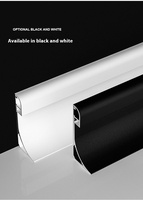 Perfil de Aluminio LED Retroiluminado sin Marco, Lámpara de Techo y Esquina para Decoración del Hogar