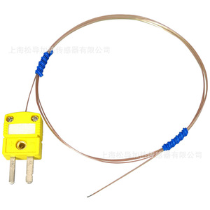TT-K-30 เทอร์โมคัปเปิลชนิด K หัววัดอุณหภูมิแบบไวต่ออุณหภูมิสูงพร้อมปลั๊กและเต้ารับ - Product Image 2