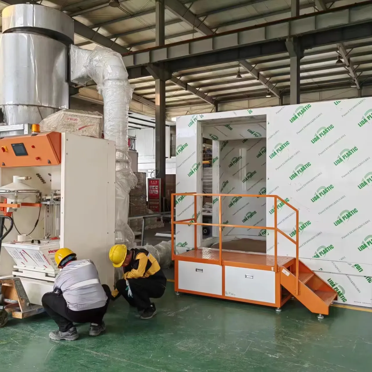 Industrial cost-efficient powder coating machine painting booth curing oven for the painting set