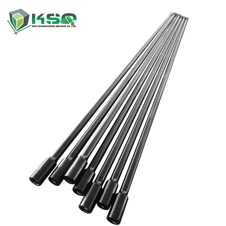 10 ft T38 Round Threaded Extension Rod for Top Hammer Drill Bit Extension Rod For Mining And Rock Drilli