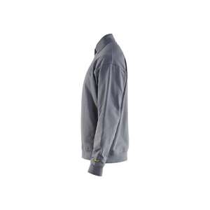 BLAKLADER - 337011589400S Sudadera con cuello Gris-EAN 7330509200391 WORK HOODIES - Product Image 4