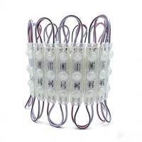 Módulo LED 2835 Impermeable IP68, DC12V, 3 LED, 1.5W, 63*13mm, para Publicidad Exterior