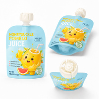 Sachet Doypack personnalisé avec bec verseur pour liquides, yaourts aux fruits, jus et boissons, avec bouchon, pour aliments pour bébés et enfants