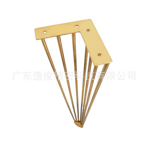 Yijun Triangular <b>Table</b> <b>Legs</b> Gold Spray Painted Heavy Duty Modern Minimalist Furniture Hardware Accessories Model 028 - Product Image 4