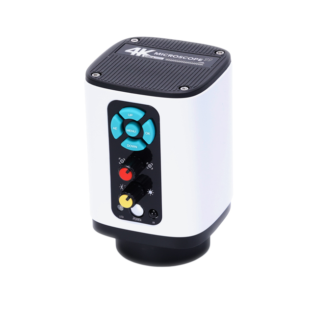 Industry Video Camera Microscope 8MP HD USB 4K 1080P Digital Camera Built-in HD Microscope Lens Light LED Microscope Camera