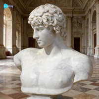 等身大彫刻大理石胸像 白色 ミュージカルバスト ギリシャ・ローマ様式 石像 装飾用