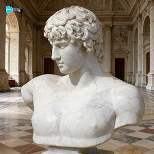Busto <span class=keywords><strong>de</strong></span> Mármol Tallado a Tamaño Real en Oferta, Busto Musical Blanco, Estilo Artístico Griego Romano, Estatua <span class=keywords><strong>de</strong></span> Busto <span class=keywords><strong>de</strong></span> Piedra para Decoración del Hogar - Product Image 6