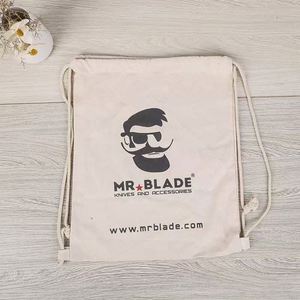 Wholesale Cotton Canvas String <b>Backpack</b> Drawstring Organic Cotton Bag Canvas Drawstring <b>Backpack</b> - Product Image 6