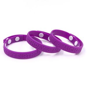 Pulsera de Silicona Ajustable Personalizada de Alta Calidad con Inyección de Tinta a Bajo Precio - Product Image 3