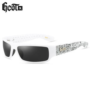 Gafas <span class=keywords><strong>de</strong></span> Sol Deportivas Unisex GCOTX G283 Estilo Chicano Biker Gang Moda Hip-Hop Costa Oeste <span class=keywords><strong>Lentes</strong></span> Ópticas Polarizadas TAC UV400 - Product Image 3