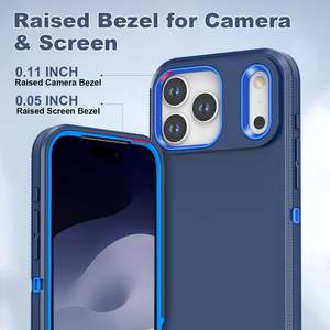 Étuis de protection robustes Holster Defender pour téléphones mobiles <span class=keywords><strong>iPhone</strong></span> 17 Pro Max, 16, 15, 14, 13 Pro, 16e – Coques antichute de haute qualité - Product Image 2