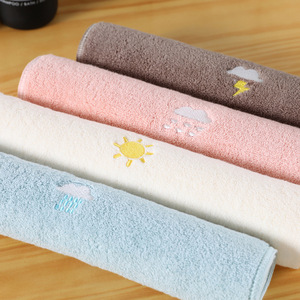 Toallas de baño suaves para bebés al por mayor de fábrica Toallas faciales para niños 100% algodón Toallas para niños con logotipo personalizado de alta calidad - Product Image 2