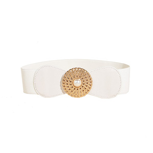 Grande <span class=keywords><strong>boucle</strong></span> ronde en alliage large Corset <span class=keywords><strong>ceinture</strong></span> élastique pour femmes <span class=keywords><strong>ceinture</strong></span> pour robe dames <span class=keywords><strong>ceinture</strong></span> - Product Image 4