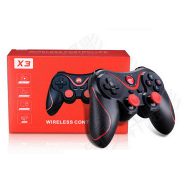 Support Blue Tooth X3 Wireless Joystick Gamepad PC Game Controller BT3.0 Joystick for Mobile Phone Tablet TV Box Holder