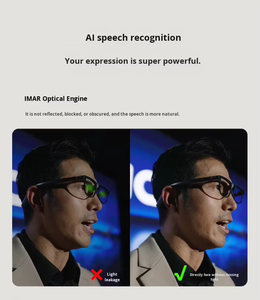 Gafas Inteligentes AR con Traducción en Tiempo Real INMO GO3, Carga Magnética, Batería Extraíble, Identificación de Fotos/Vídeos/Audio/Voz - Product Image 5