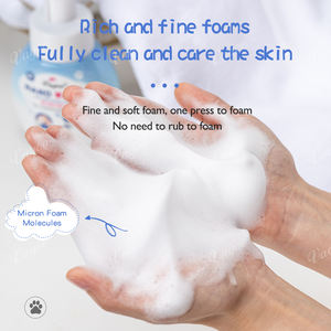 160ML Produits d'hygiène personnelle Formule conviviale Désinfectant pour les mains Mousse texturée riche Forme de patte de <span class=keywords><strong>chat</strong></span> mignonne Mousse de lavage des mains - Product Image 6