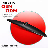 Aile avant en carbone AXIS High Aspect Hydrofoil GY ART V2 879 pour Wing Foiling, Pump Surf et Downwind