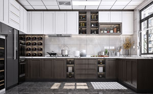 2025 Customizable Waterproof Home Furniture Cabinets Wholesale Prices for Dining and <b>Kitchen</b> Use - Product Image 4