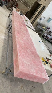 Comptoir <span class=keywords><strong>de</strong></span> <span class=keywords><strong>cuisine</strong></span> en quartzite rose OEM Fantastic Kitchen - Product Image 2