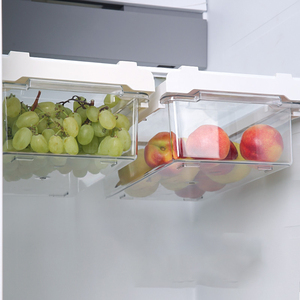 Boîte de rangement rectangulaire classique suspendue <span class=keywords><strong>pour</strong></span> réfrigérateur, tiroirs organisateurs, conteneur alimentaire sûr, vente en gros directe usine - Product Image 2