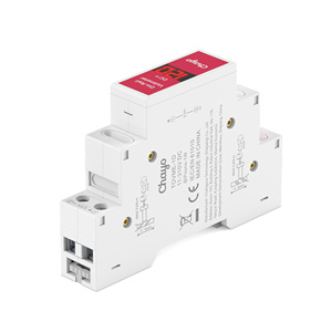 Voltmetro Digitale Modulare Mini per Guida DIN con Display LED, Misuratore di <span class=keywords><strong>Tensione</strong></span> Monofase da 11V-310V DC, <span class=keywords><strong>Rilevatore</strong></span> 1 Via Chayo - Product Image 4