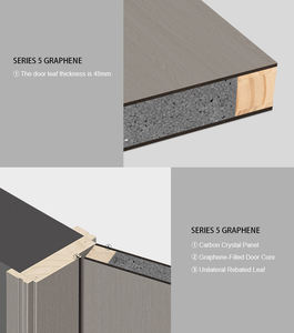 Envanter ucuz otel ahşap kapı katı ahşap otel için iç proje ahşap kapı - Product Image 2