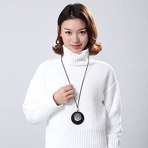 เวเฟอร์ไม้ทำด้วยมือต้นไม้ของชีวิตรูปเชือกยาวเสื้อกันหนาวจี้สร้อยคอเครื่องประดับสำหรับผู้หญิง - Product Image 5