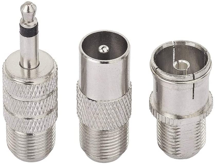 Antenne Télescopique 6 Sections SMA Mâle - 40MHz-6GHz, Universelle Radio/TV/AM/FM, Alliage Argent