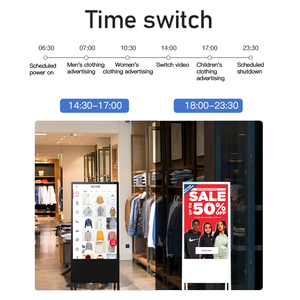43 inch tầng đứng xách tay kỹ thuật số Áp phích <span class=keywords><strong>LCD</strong></span> tương tác kiosk Android kỹ thuật số màn hình hiển thị cho quảng cáo - Product Image 5