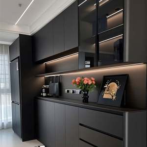 Customized Size Solid Wood <b>Sideboard</b> Cabinet Restaurant Furniture Made From Environmentally Protected Materials - Product Image 2