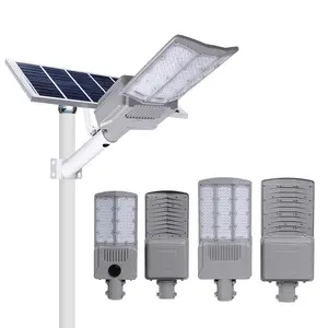 Çin tedarikçisi bahçe yol açık su geçirmez Ip65 ABS 100watt 150watt güneş Led sokak lambası