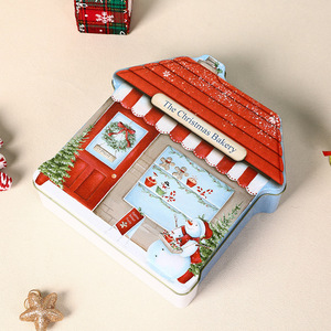 Boîte en métal pour Noël Mystic Arts, boîte de rangement en métal, décoration de Noël, emballage cadeau - Product Image 3