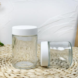 Tarro de vidrio de 150g para uso cosmético de alimentos resistente a prueba de niños con tapa CR - Product Image 1