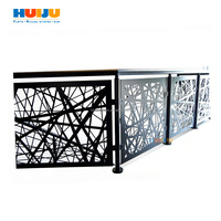 HJ antirouille pour balcon et terrasse Main courante/glissière de sécurité en aluminium Clôture
