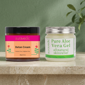 Crème hydratante pour le corps à l'aloe vera Detan and Soothe pour les taches brunes, les taches de soleil et la pigmentation, convient à tous les types de peau - Product Image 2