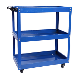 Vente de liquidation, <span class=keywords><strong>chariot</strong></span> à outils antistatique en acier pliable à 3 niveaux et 4 roues, pour la réparation électronique automobile, atelier industriel - Product Image 5