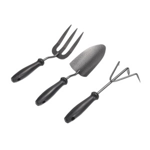 Gardening Three Piece Set Carbon Steel Plastic Handle Durable For Landscaping And Home Use - Product Image 4