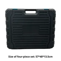 Kit combiné d'outils électriques sans fil 21V, ensemble d'outils de bricolage pour la maison en 5 pièces avec perceuse à percussion, scie circulaire, meuleuse d'angle, clé à chocs