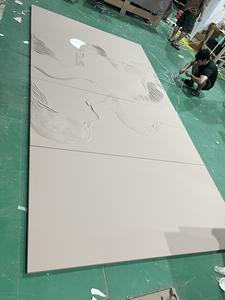 热卖现代3D墙板新设计电镀金聚氯乙烯经典风格3D墙装饰防水防火 - Product Image 5