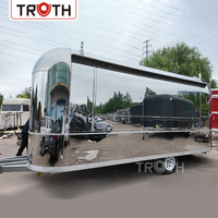 Truth Commercial Coffee Street Hot Dog Pizza Bar Food Truck Food Trailer Vollständig ausgestattete Küche Günstiger mobiler Imbisswagen