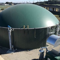 Pembangkit Listrik Biogas JCWY Sistem Pengolahan Kotoran Hewan 60% Metana untuk Peternakan