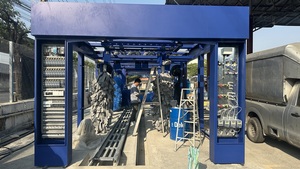 Système d'équipement de <span class=keywords><strong>lavage</strong></span> de voitures électrique, prix direct usine, machine de <span class=keywords><strong>lavage</strong></span> de voitures à 14 brosses, tunnel de <span class=keywords><strong>lavage</strong></span> automatique avec souffleur d'air et brosses de séchage - Product Image 5